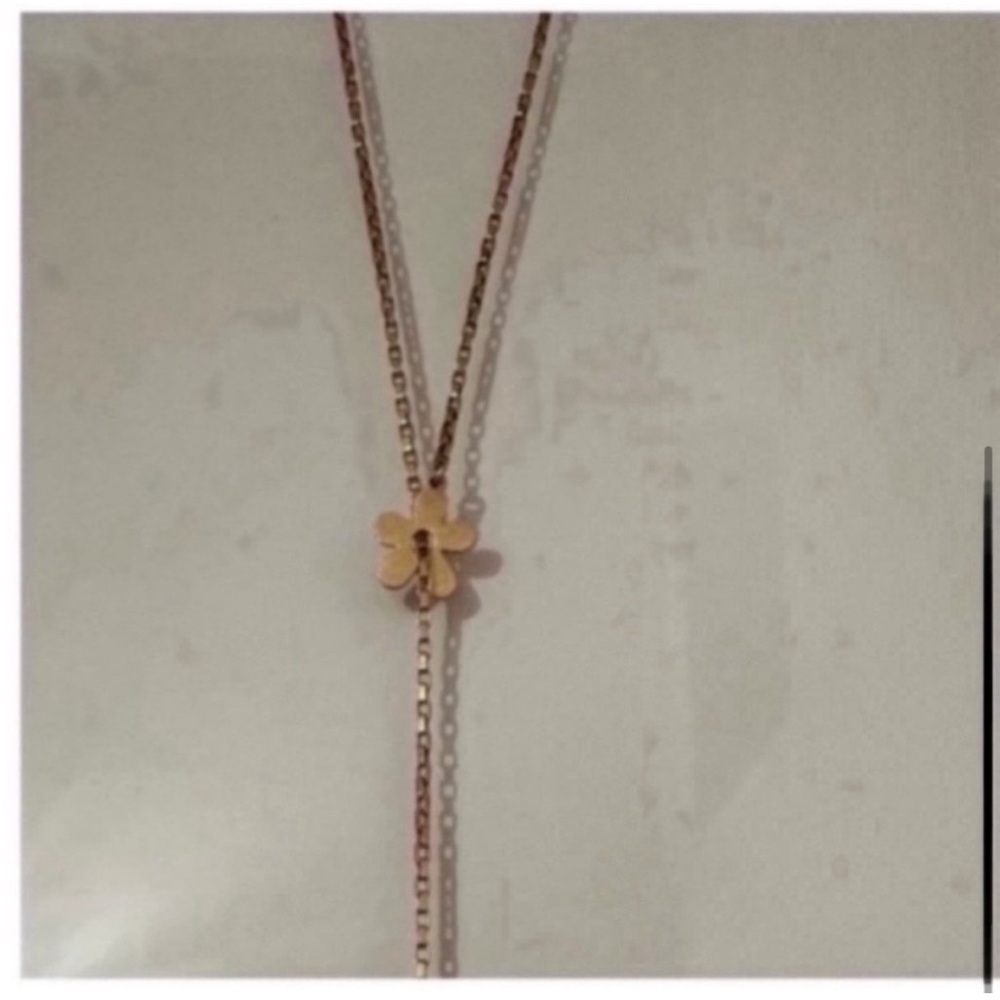 🔥2 FOR $30🔥MADEWELL DAISY LARIAT NECKLACE IN VINTAGE GOLD - Picture 9 of 15